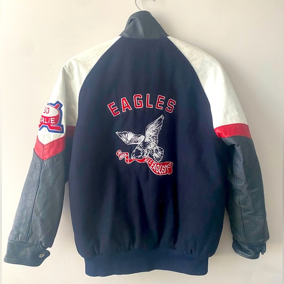 Vintage Hockey Varsity Jacket - Picture 1 of 4
